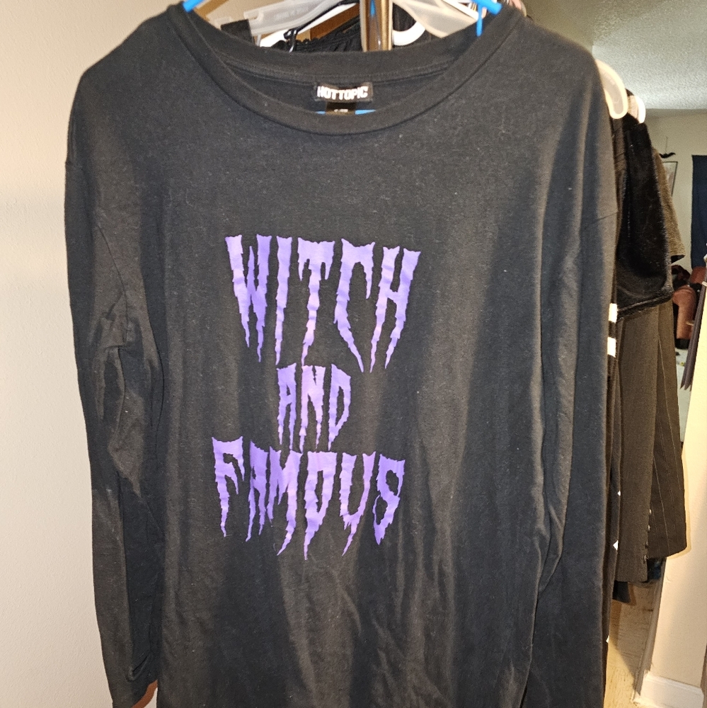 Hot Topic Witch and Famous long sleeve dress size L